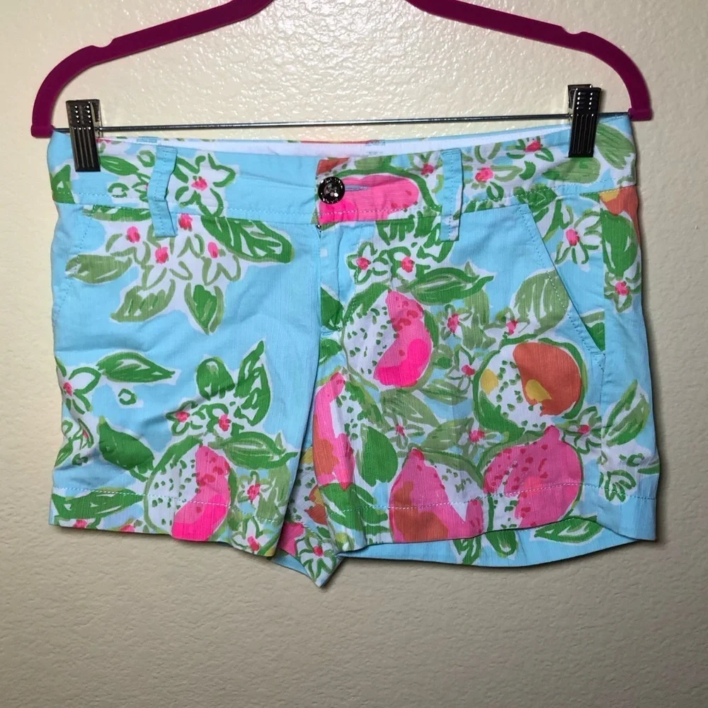 Lilly Pulitzer Callahan Shorts Its Always Summer Somewhere Multicolor size 2